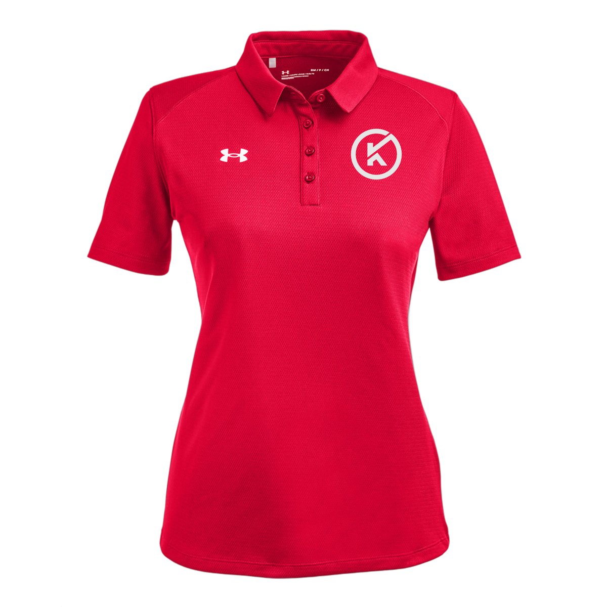 kitmanlabs-under-armour-womens-tech-polo-embroidery-leftchest-1370431-red-flat-front
