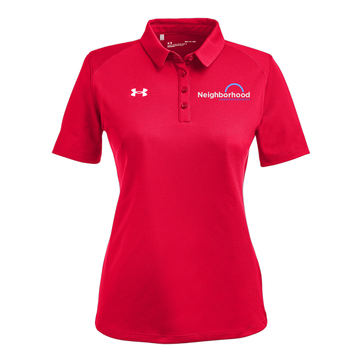 ncschools-under-armour-womens-tech-polo-embroidery-leftchest-1370431-red-flat-front