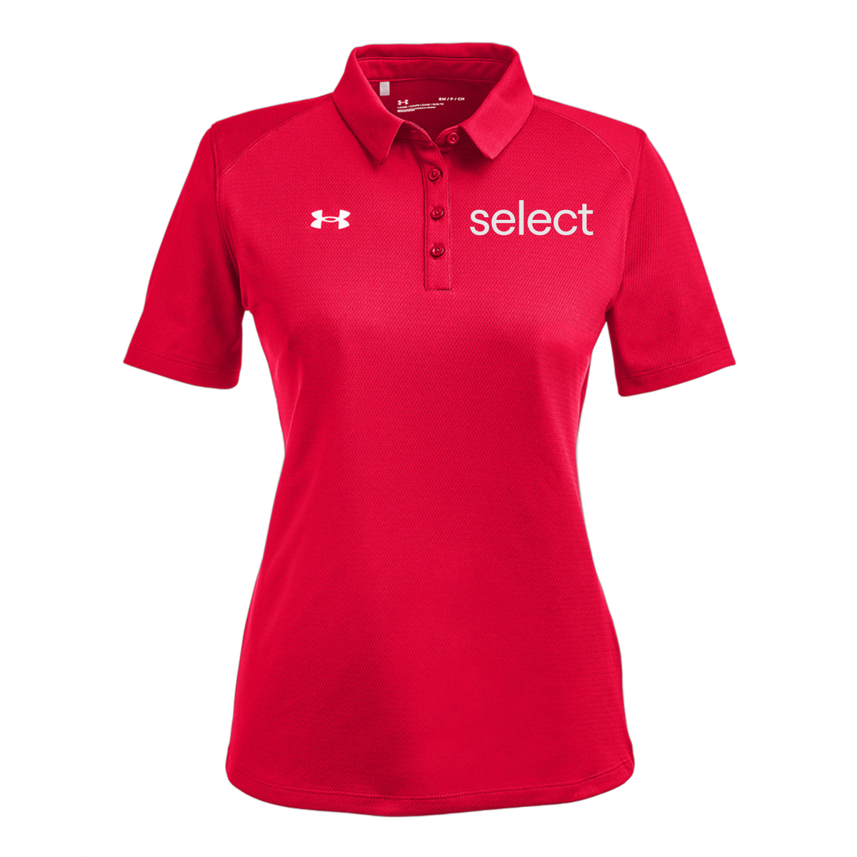 meetselect-under-armour-womens-tech-polo-embroidery-leftchest-1370431-red-flat-front