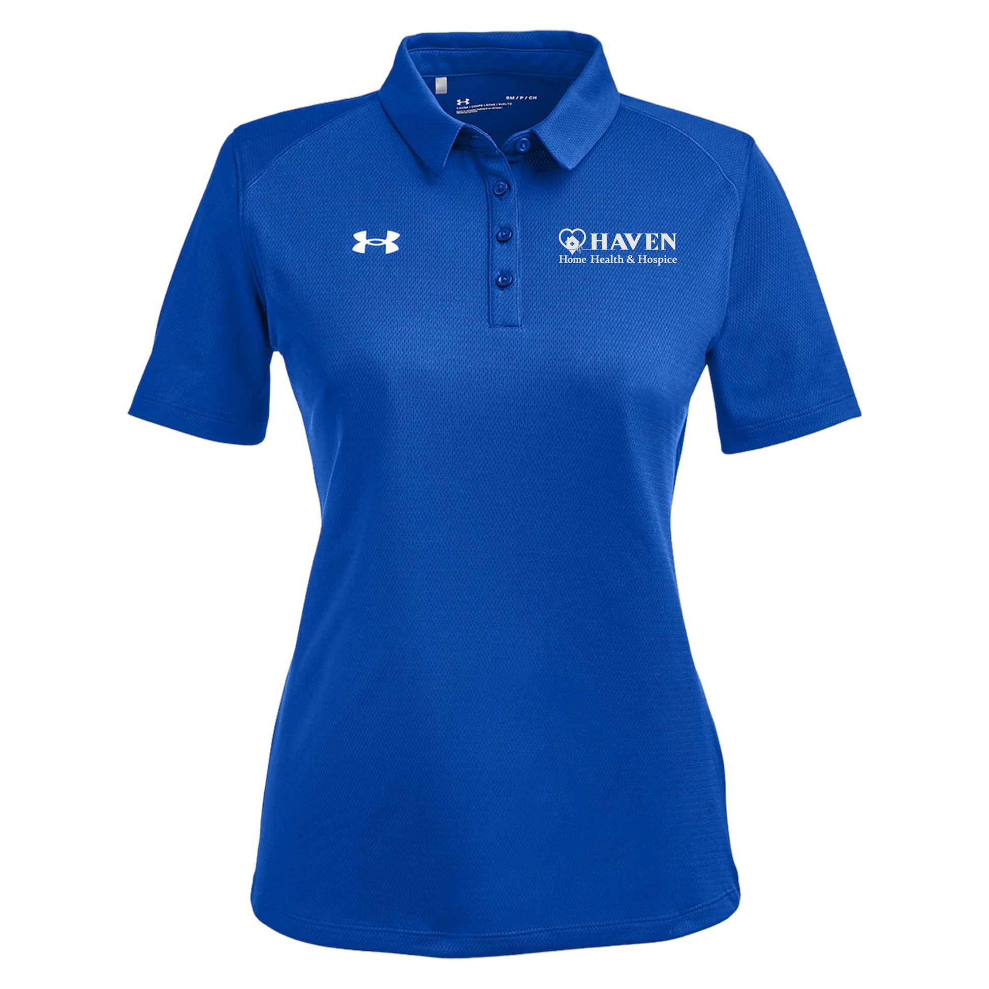 haven-under-armour-womens-tech-polo-embroidery-leftchest-1370431-royal-flat-front