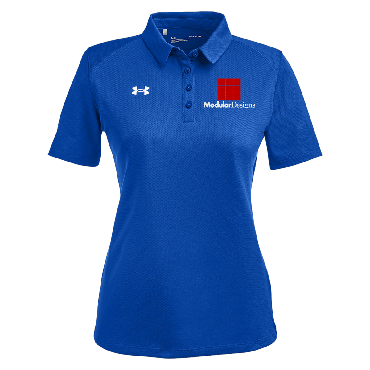 modulardesignsflooring-under-armour-womens-tech-polo-embroidery-leftchest-1370431-royal-flat-front
