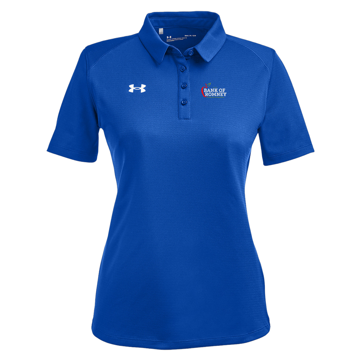 bankofromney-under-armour-womens-tech-polo-embroidery-leftchest-1370431-royal-flat-front