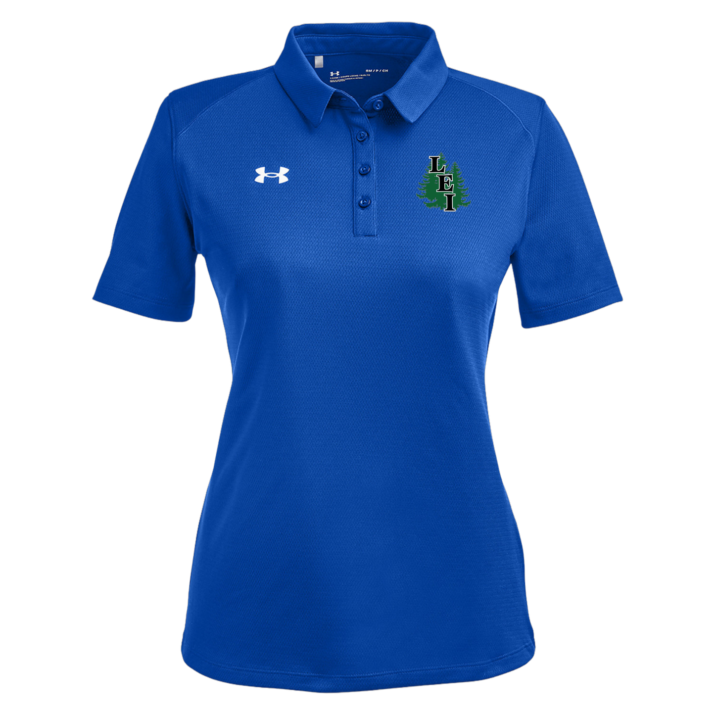 leisite-under-armour-womens-tech-polo-embroidery-leftchest-1370431-royal-flat-front