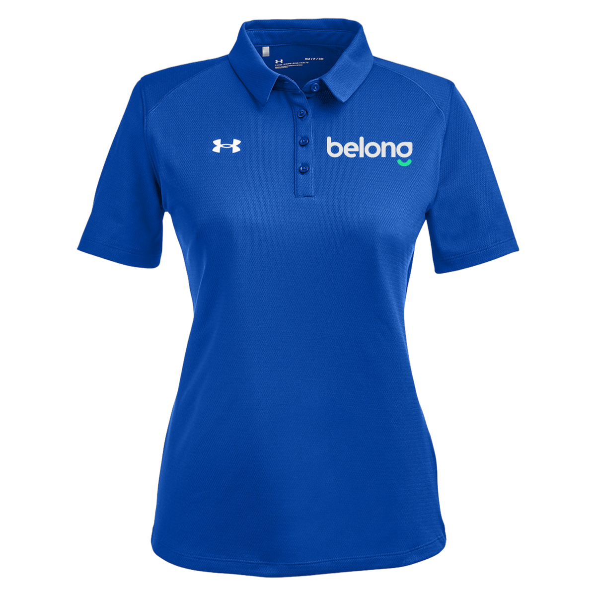 belonghome-under-armour-womens-tech-polo-embroidery-leftchest-1370431-royal-flat-front