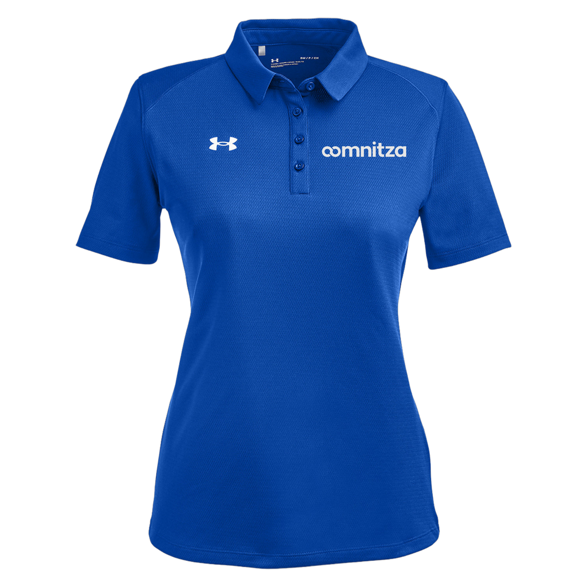 oomnitza-under-armour-womens-tech-polo-embroidery-leftchest-1370431-royal-flat-front