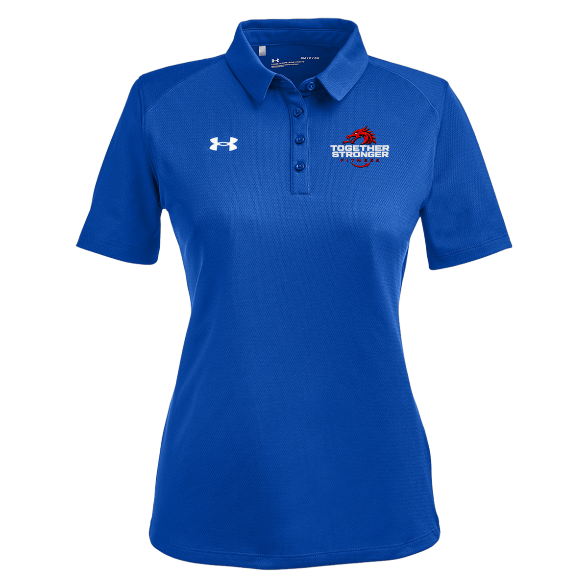 togetherstrongerfitness-under-armour-womens-tech-polo-embroidery-leftchest-1370431-royal-flat-front