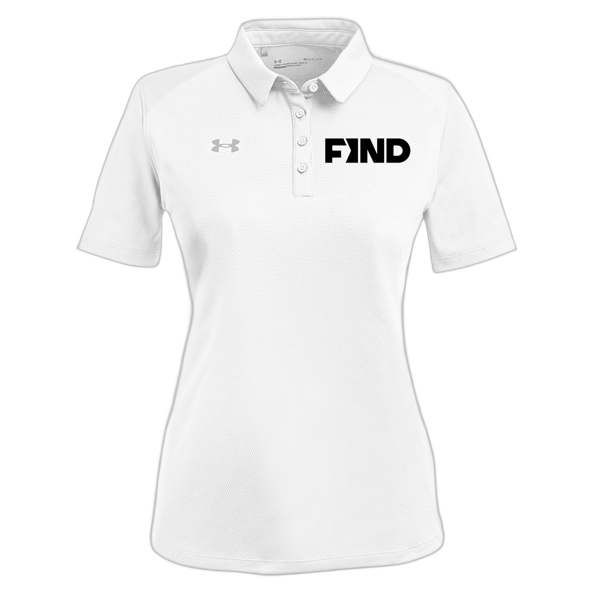 findrealestate-under-armour-womens-tech-polo-embroidery-leftchest-1370431-white-flat-front
