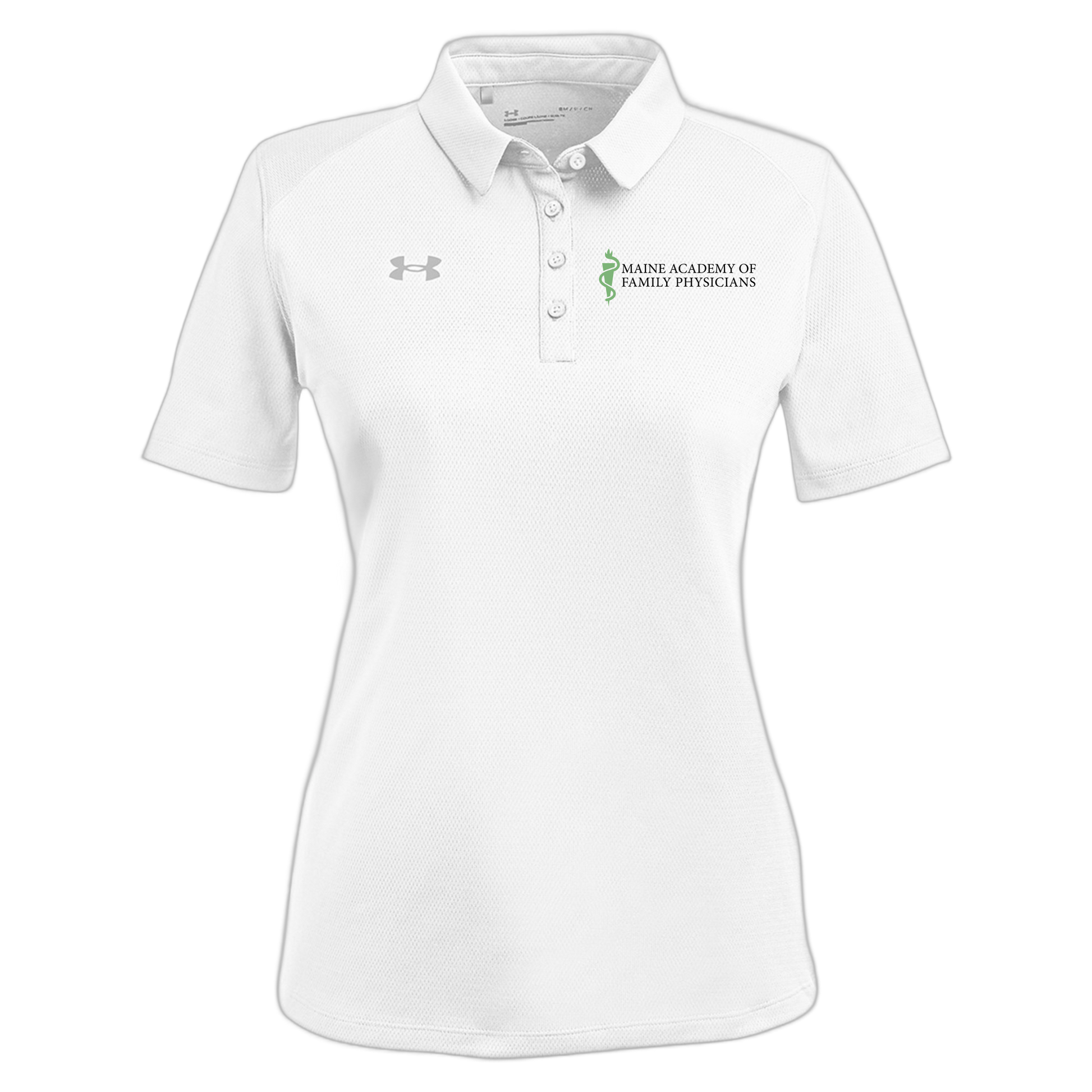 maineafp-under-armour-womens-tech-polo-embroidery-leftchest-1370431-white-flat-front