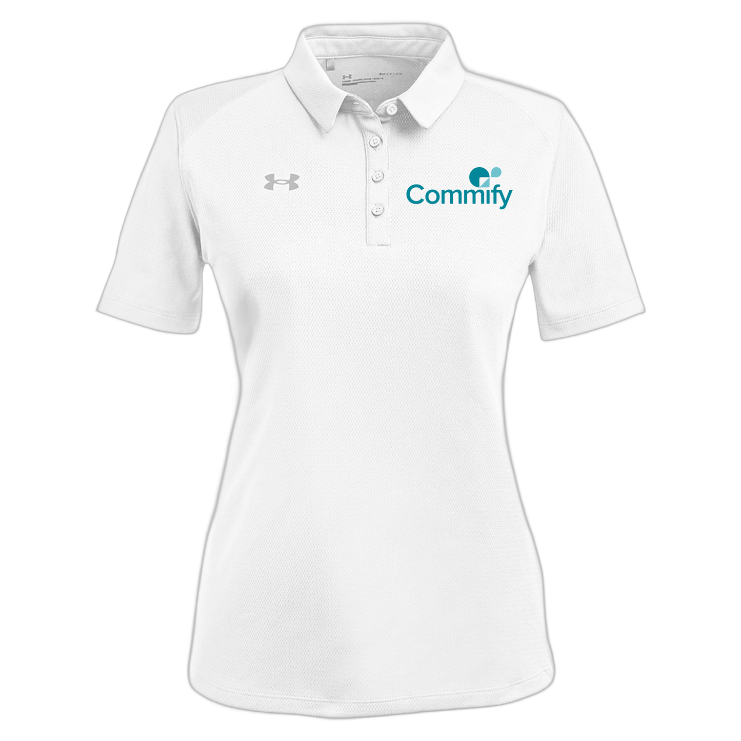 commify-under-armour-womens-tech-polo-embroidery-leftchest-1370431-white-flat-front