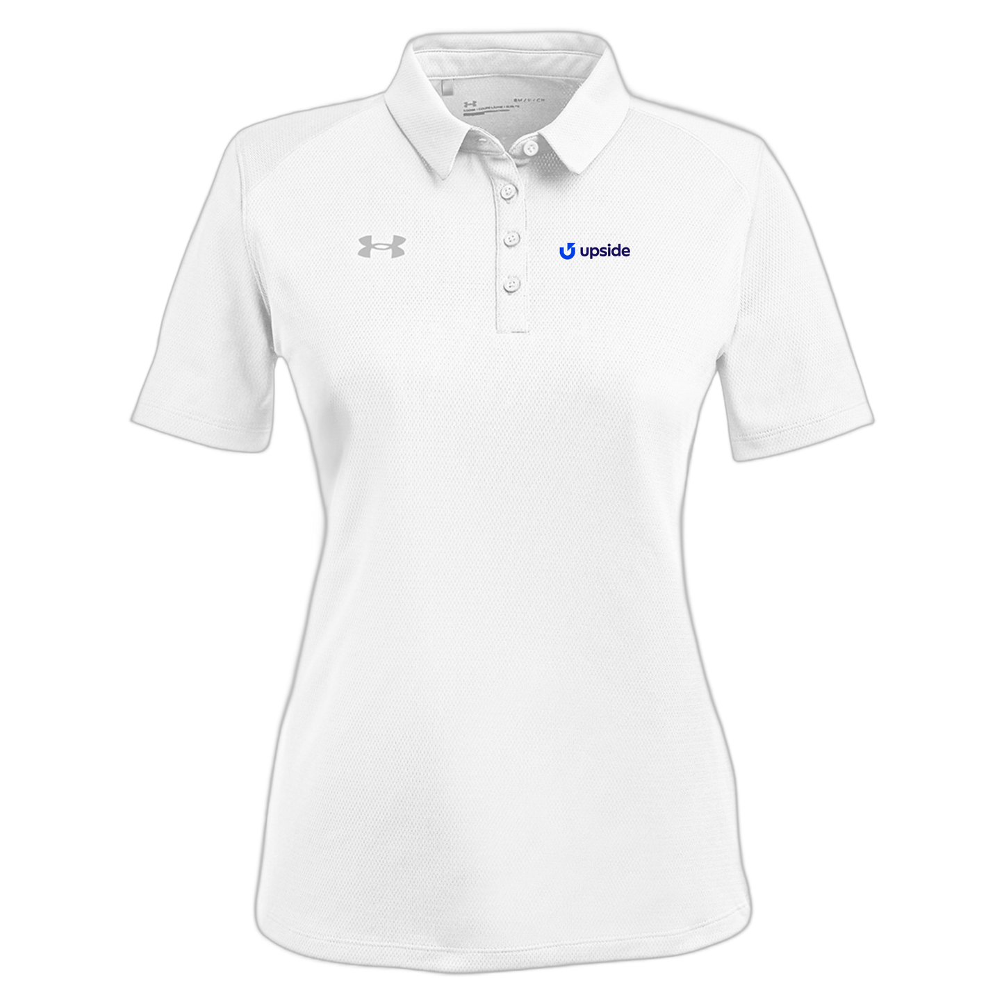 upside-under-armour-womens-tech-polo-embroidery-leftchest-1370431-white-flat-front