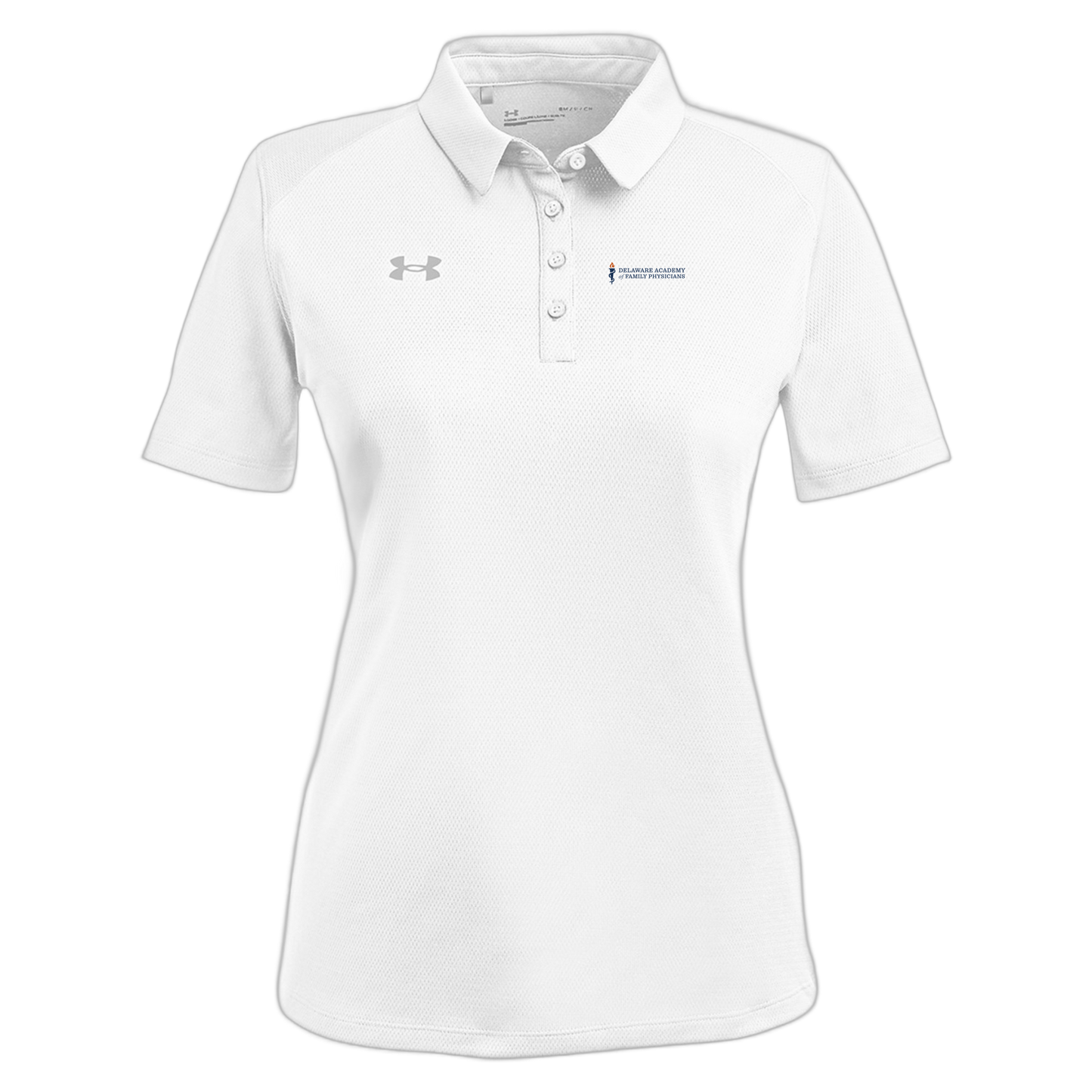 delfamdoc-under-armour-womens-tech-polo-embroidery-leftchest-1370431-white-flat-front
