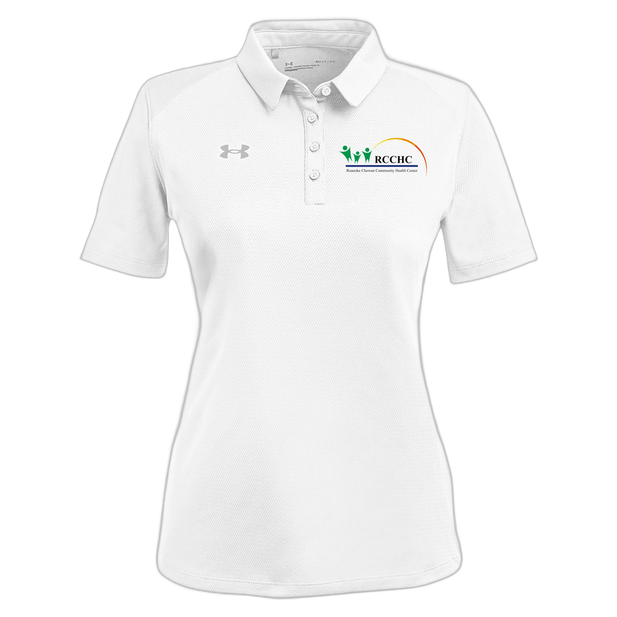 rcchc-under-armour-womens-tech-polo-embroidery-leftchest-1370431-white-flat-front
