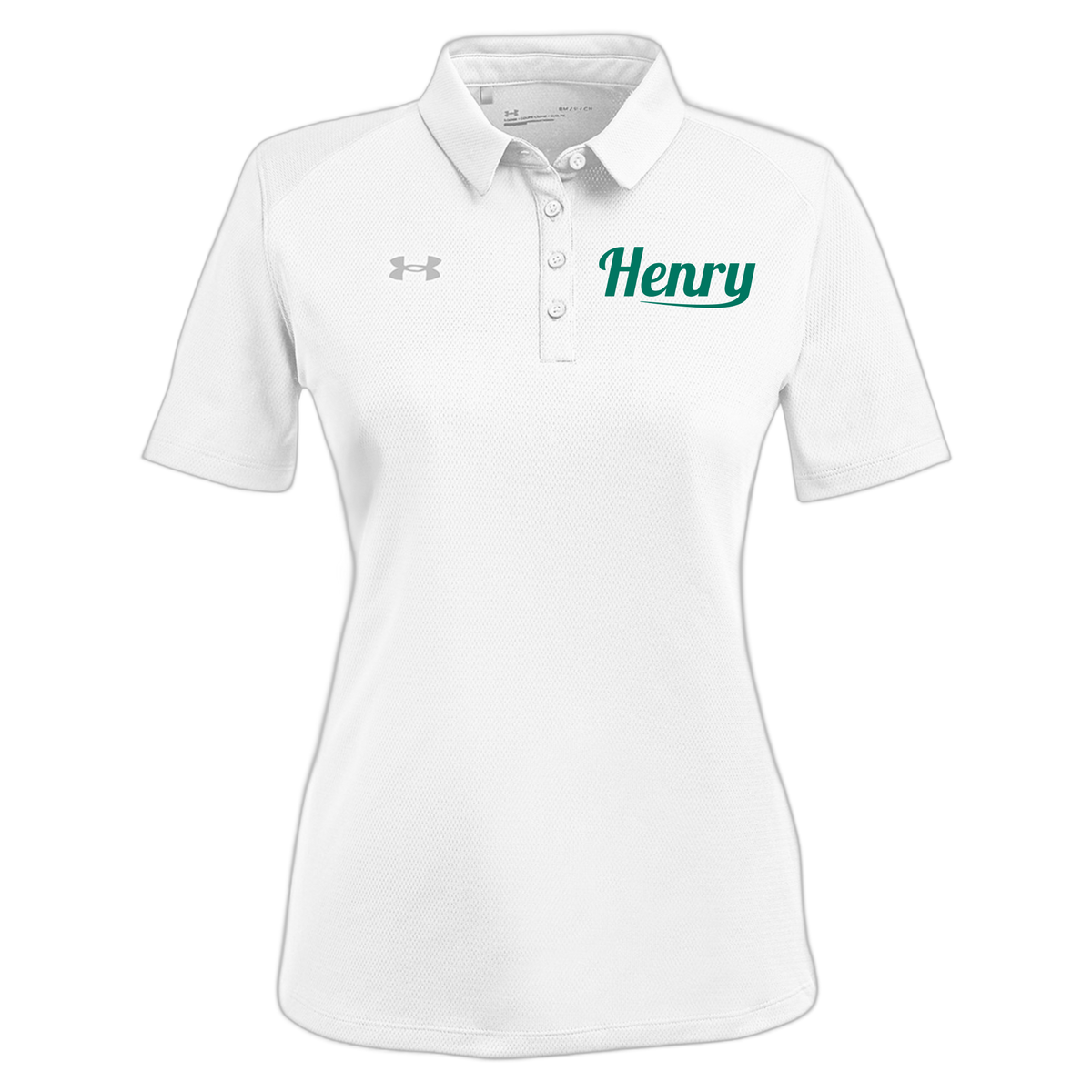 henrymeds-under-armour-womens-tech-polo-embroidery-leftchest-1370431-white-flat-front