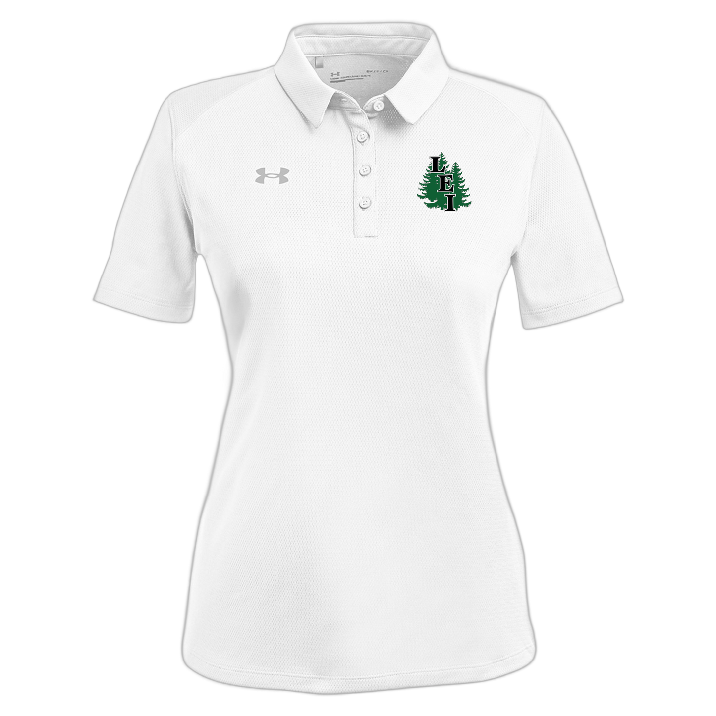 leisite-under-armour-womens-tech-polo-embroidery-leftchest-1370431-white-flat-front