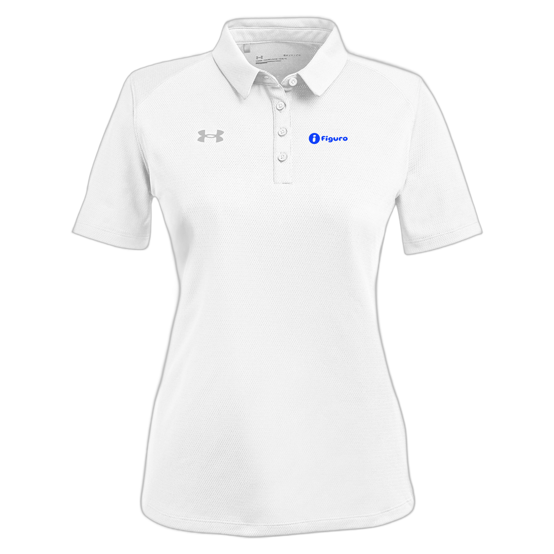 getfiguro-under-armour-womens-tech-polo-embroidery-leftchest-1370431-white-flat-front