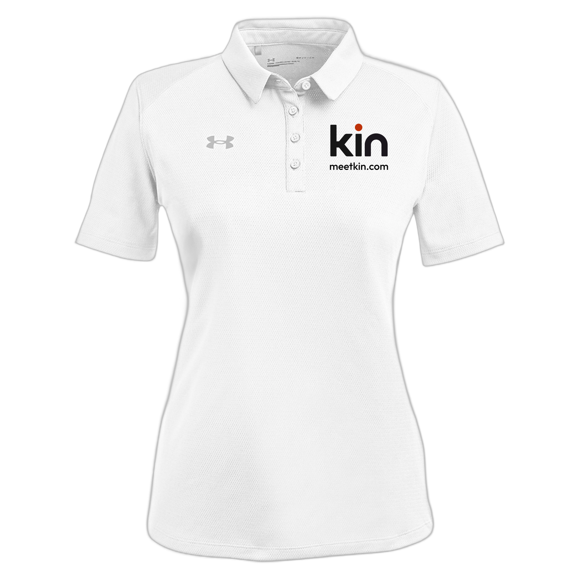 kin-under-armour-womens-tech-polo-embroidery-leftchest-1370431-white-flat-front