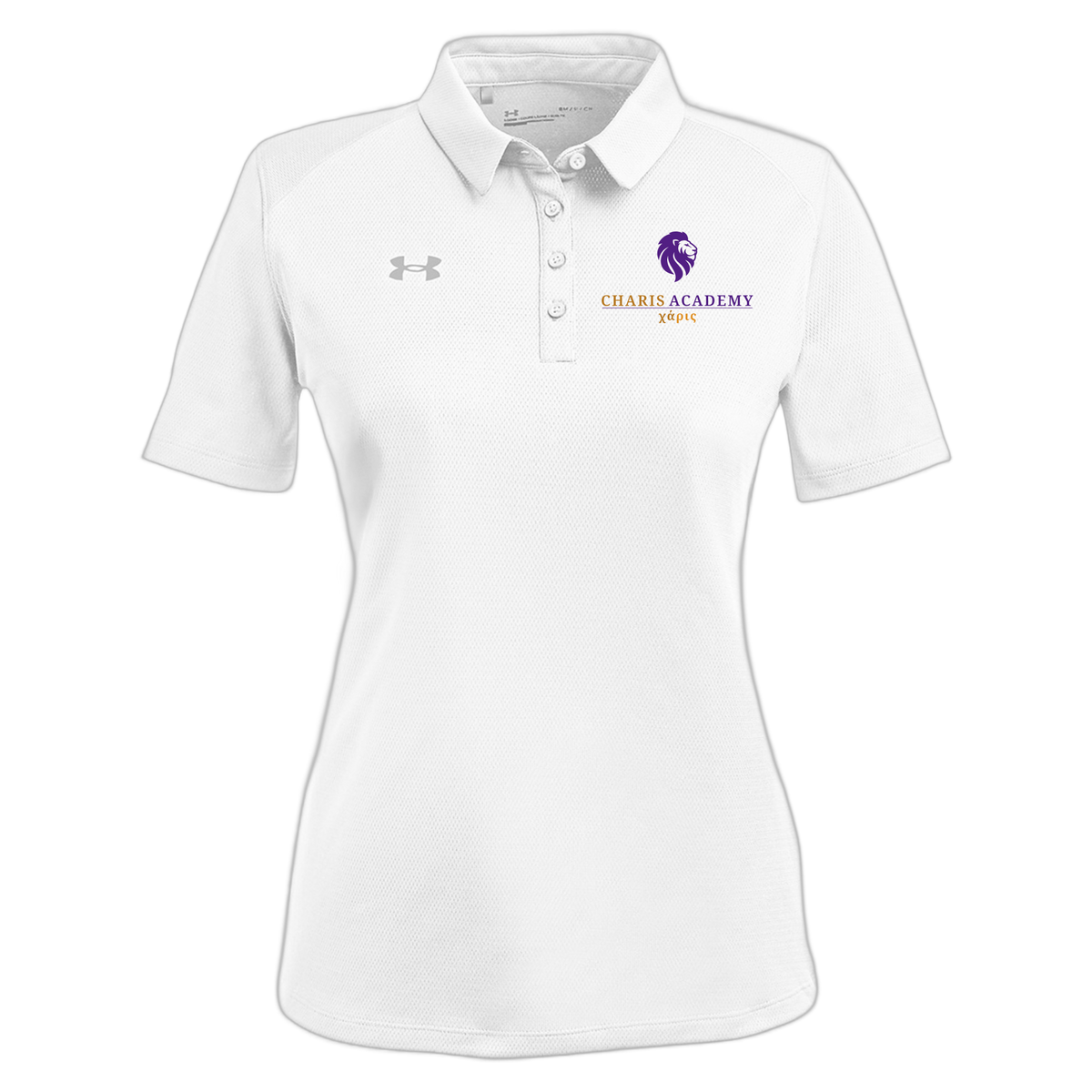 cahazleton-under-armour-womens-tech-polo-embroidery-leftchest-1370431-white-flat-front
