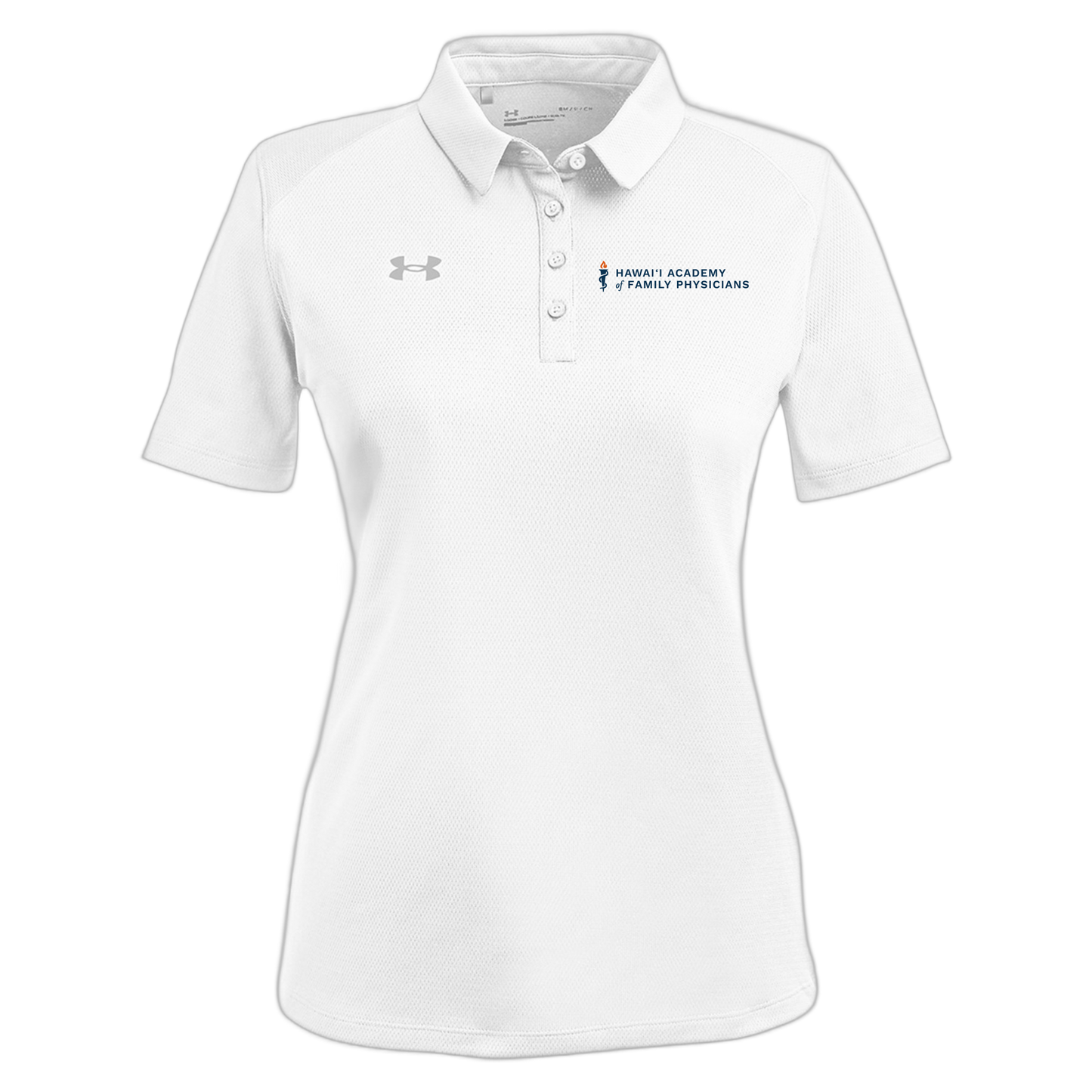hafp-under-armour-womens-tech-polo-embroidery-leftchest-1370431-white-flat-front