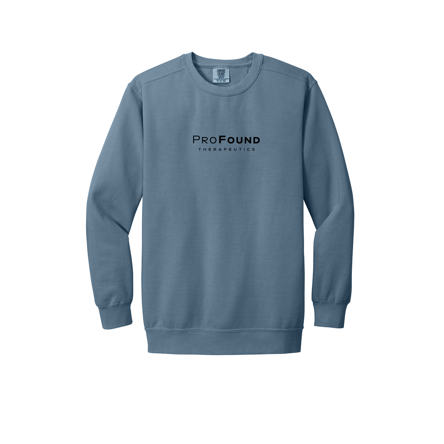 profoundtx-premium-comfort-crewneck-dtf-front-1566-bluejean-flat-front