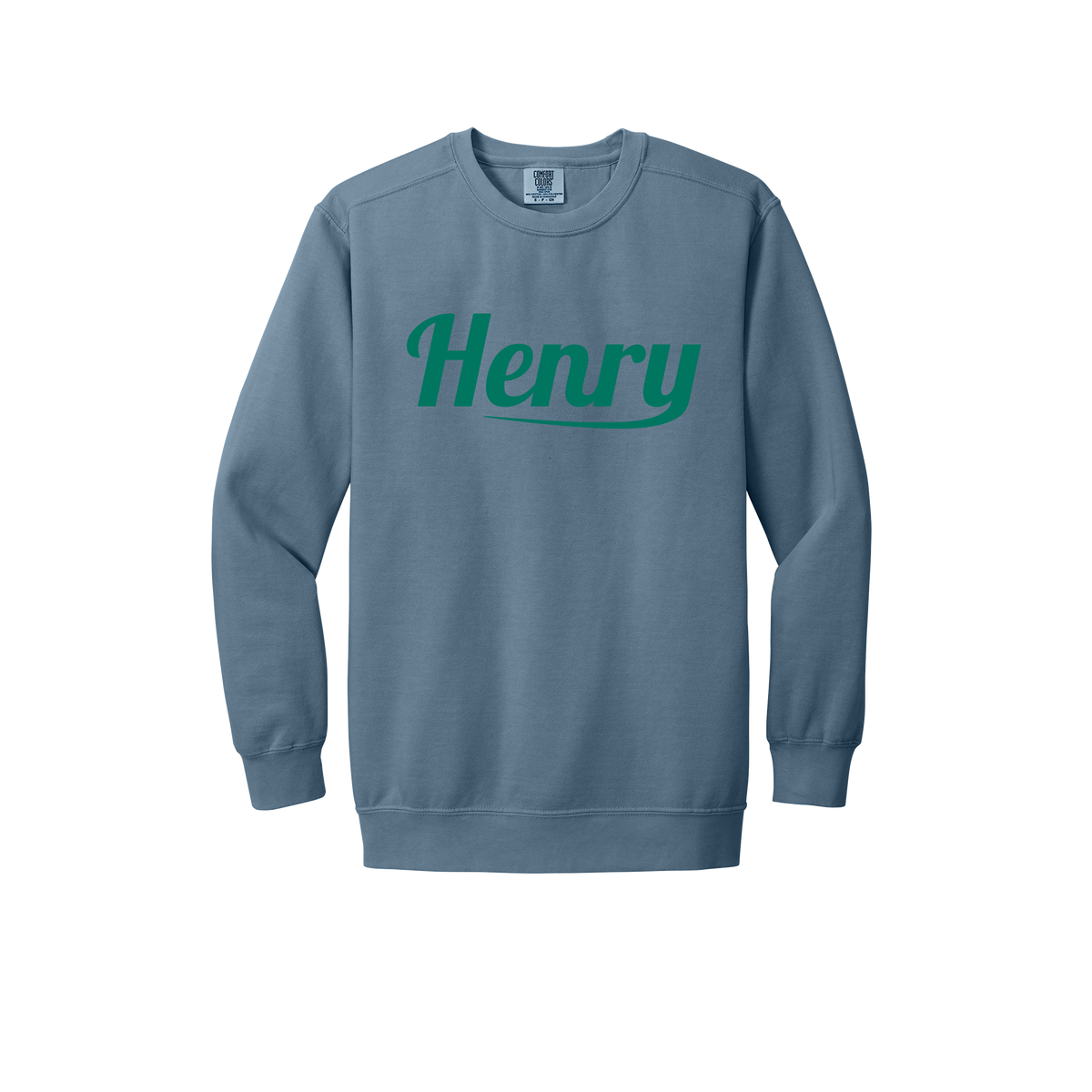 henrymeds-premium-comfort-crewneck-dtf-front-1566-bluejean-flat-front
