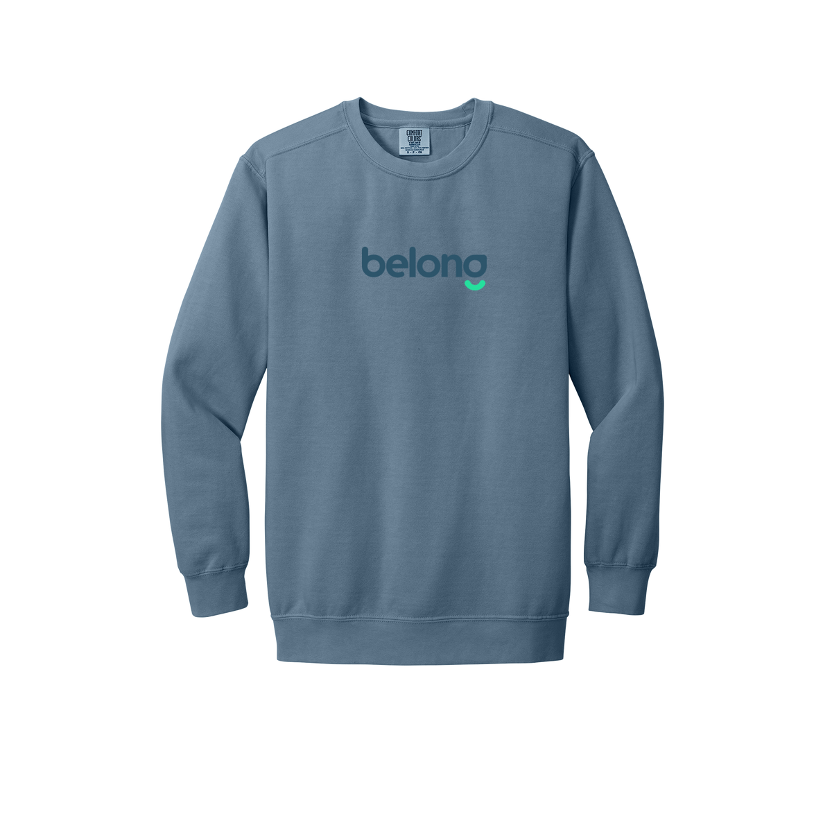 belonghome-premium-comfort-crewneck-dtf-front-1566-bluejean-flat-front