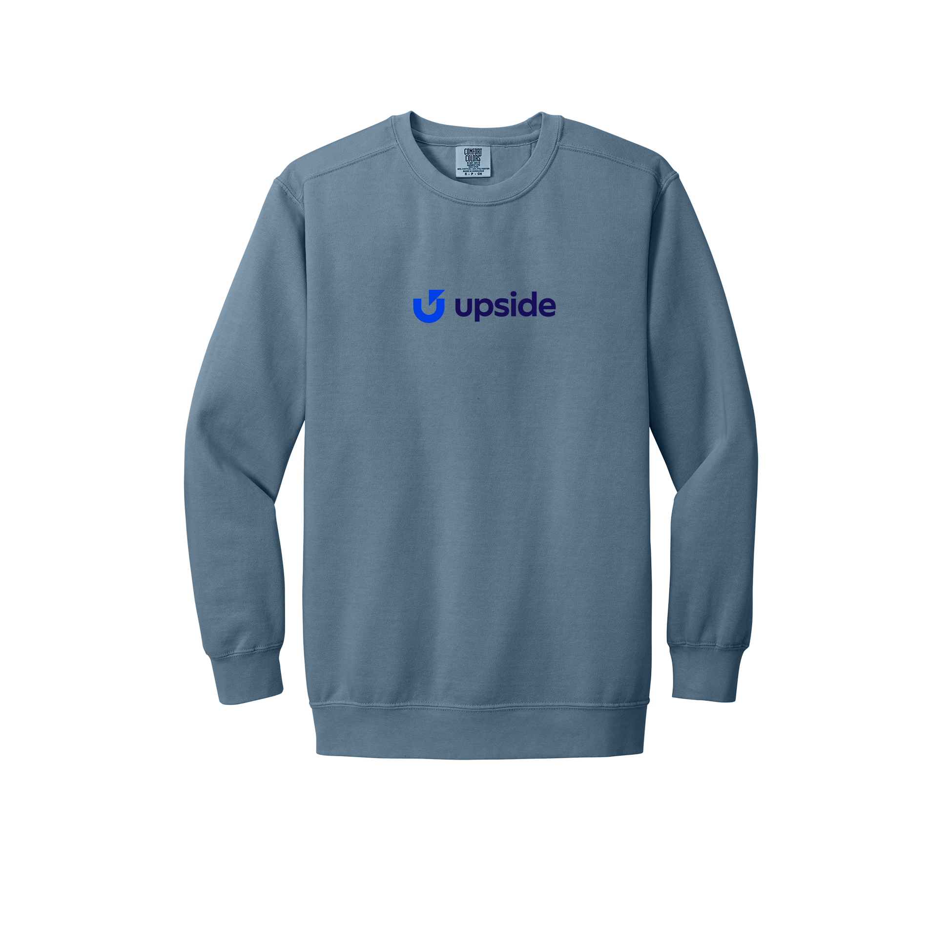 upside-premium-comfort-crewneck-dtf-front-1566-bluejean-flat-front