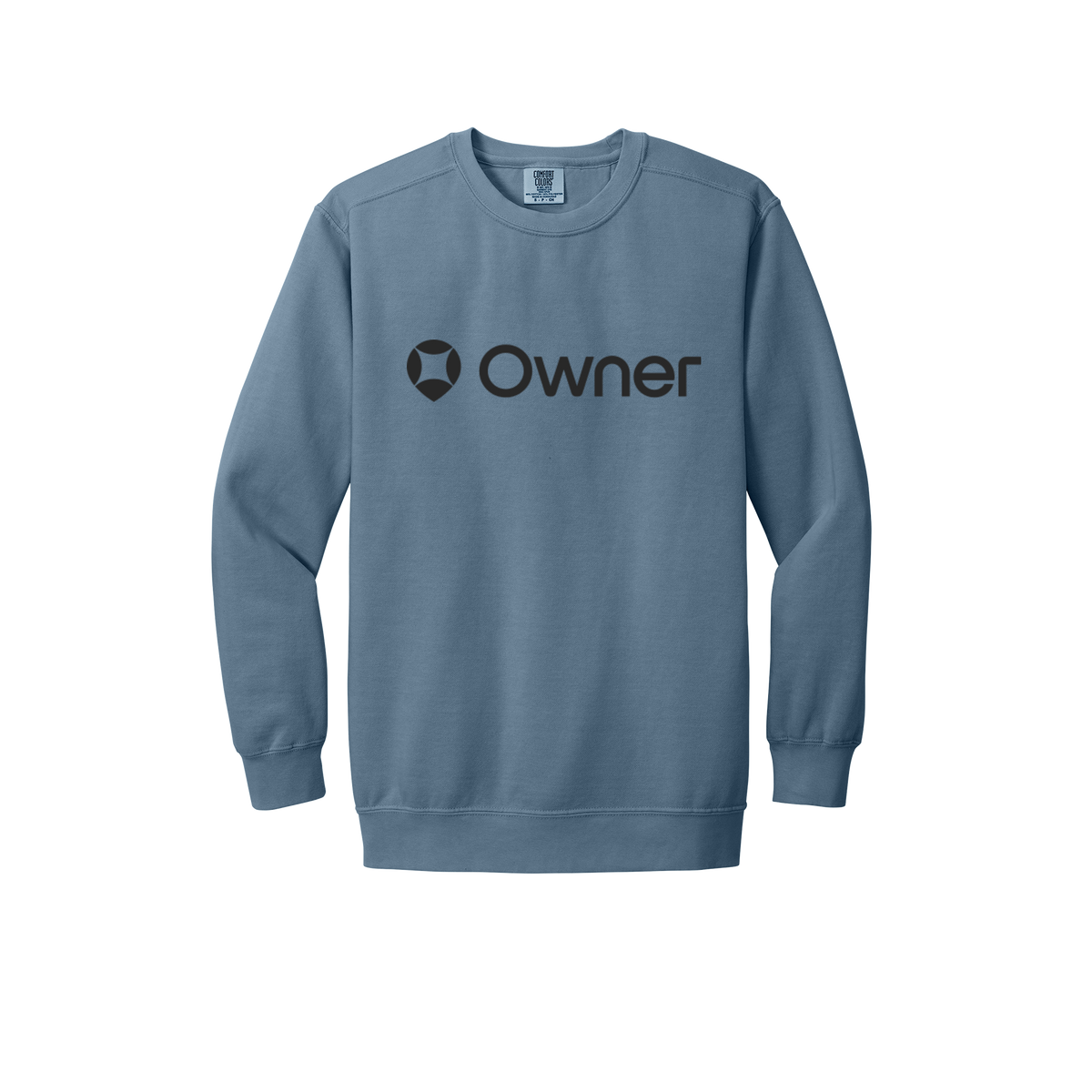 owner-premium-comfort-crewneck-dtf-front-1566-bluejean-flat-front