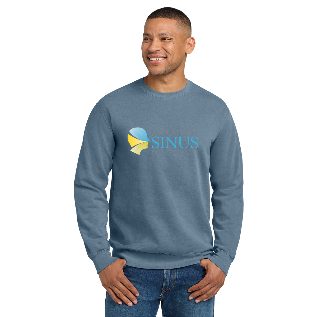 americansinus-premium-clinic-comfort-crewneck-primary-mockup