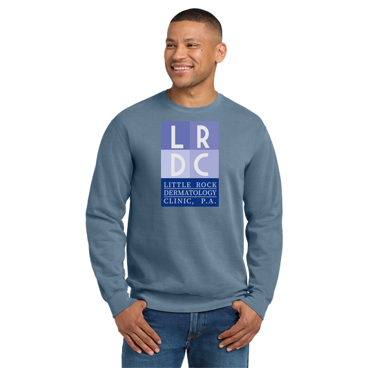 littlerockdermatology-premium-clinic-comfort-crewneck-primary-mockup