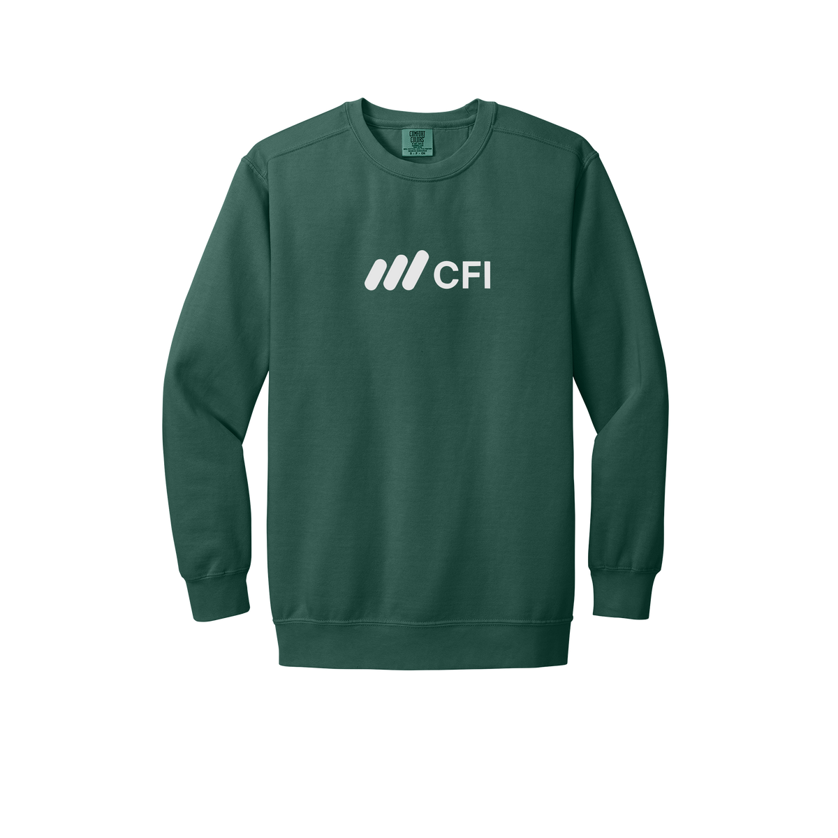 corporatefinanceinstitute-premium-comfort-crewneck-dtf-front-1566-bluespruce-flat-front