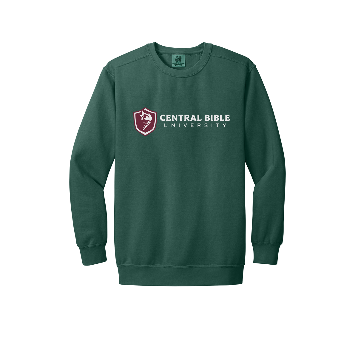 centralbible-premium-comfort-crewneck-dtf-front-1566-bluespruce-flat-front