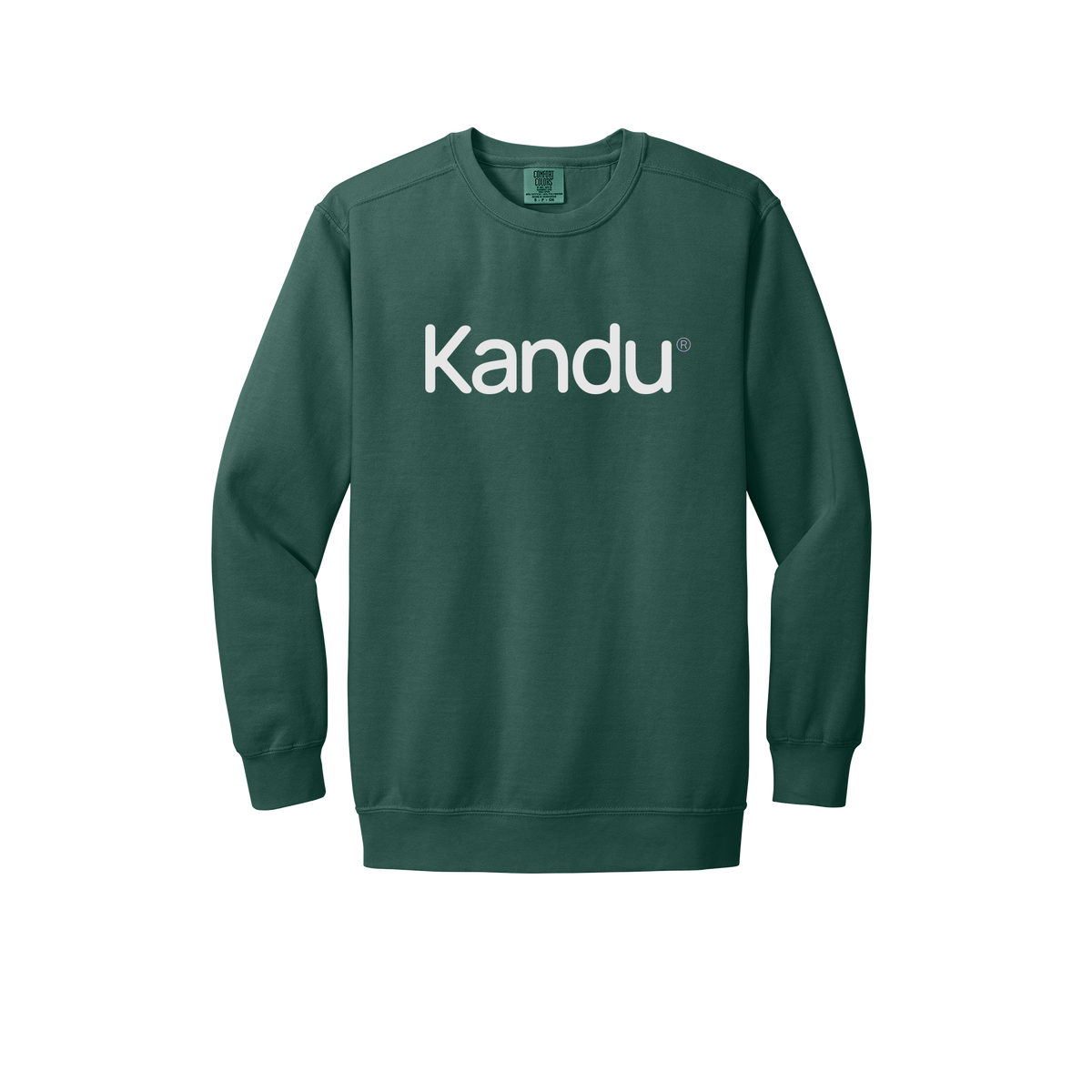 kandu-premium-clinic-comfort-crewneck-dtf-front-1566-bluespruce-flat-front