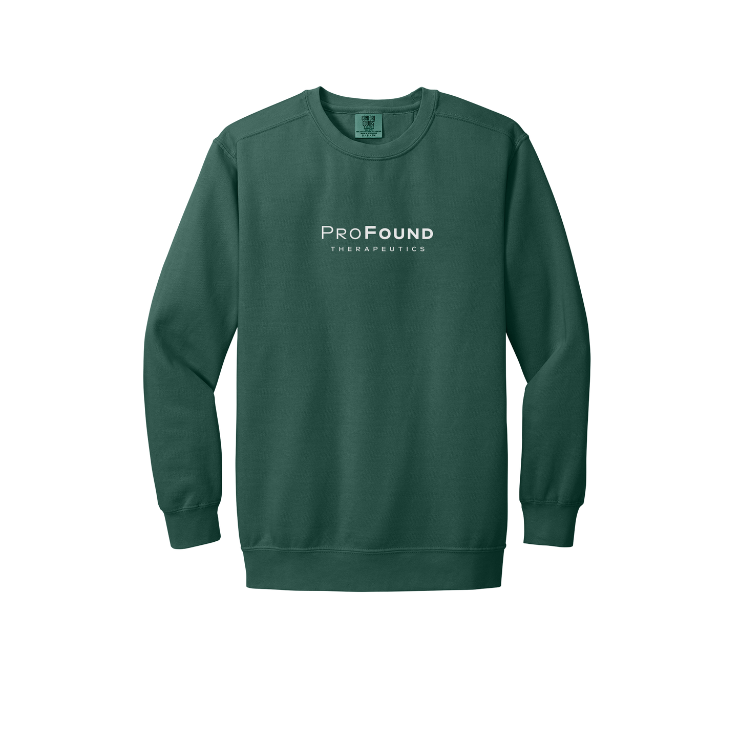 profoundtx-premium-comfort-crewneck-dtf-front-1566-bluespruce-flat-front