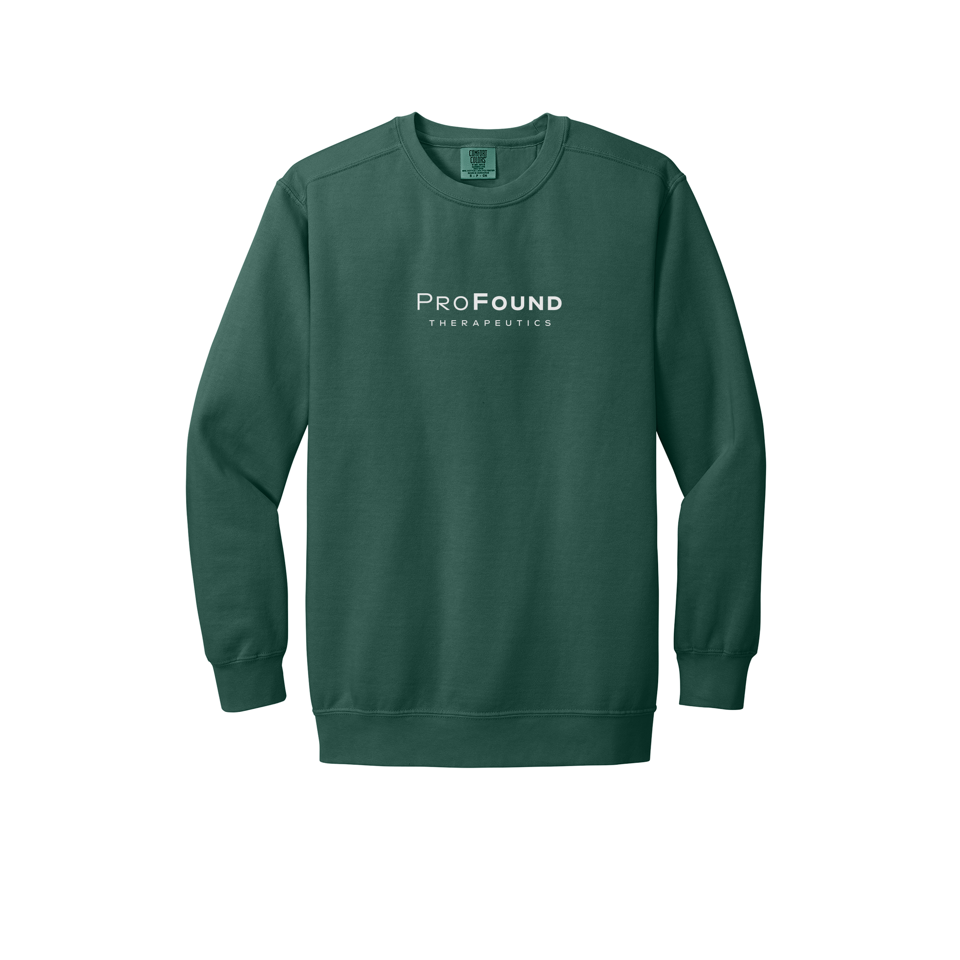 profoundtx-premium-comfort-crewneck-dtf-front-1566-bluespruce-flat-front