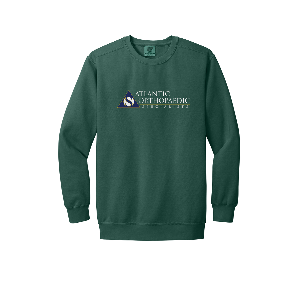 atlanticortho-premium-clinic-comfort-crewneck-dtf-front-1566-bluespruce-flat-front