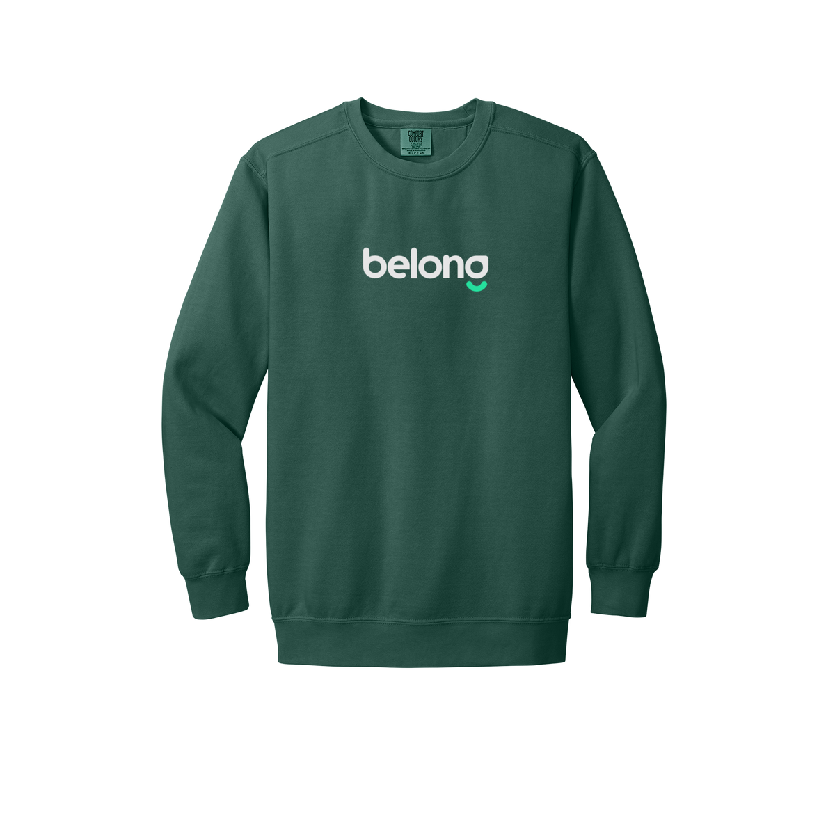 belonghome-premium-comfort-crewneck-dtf-front-1566-bluespruce-flat-front