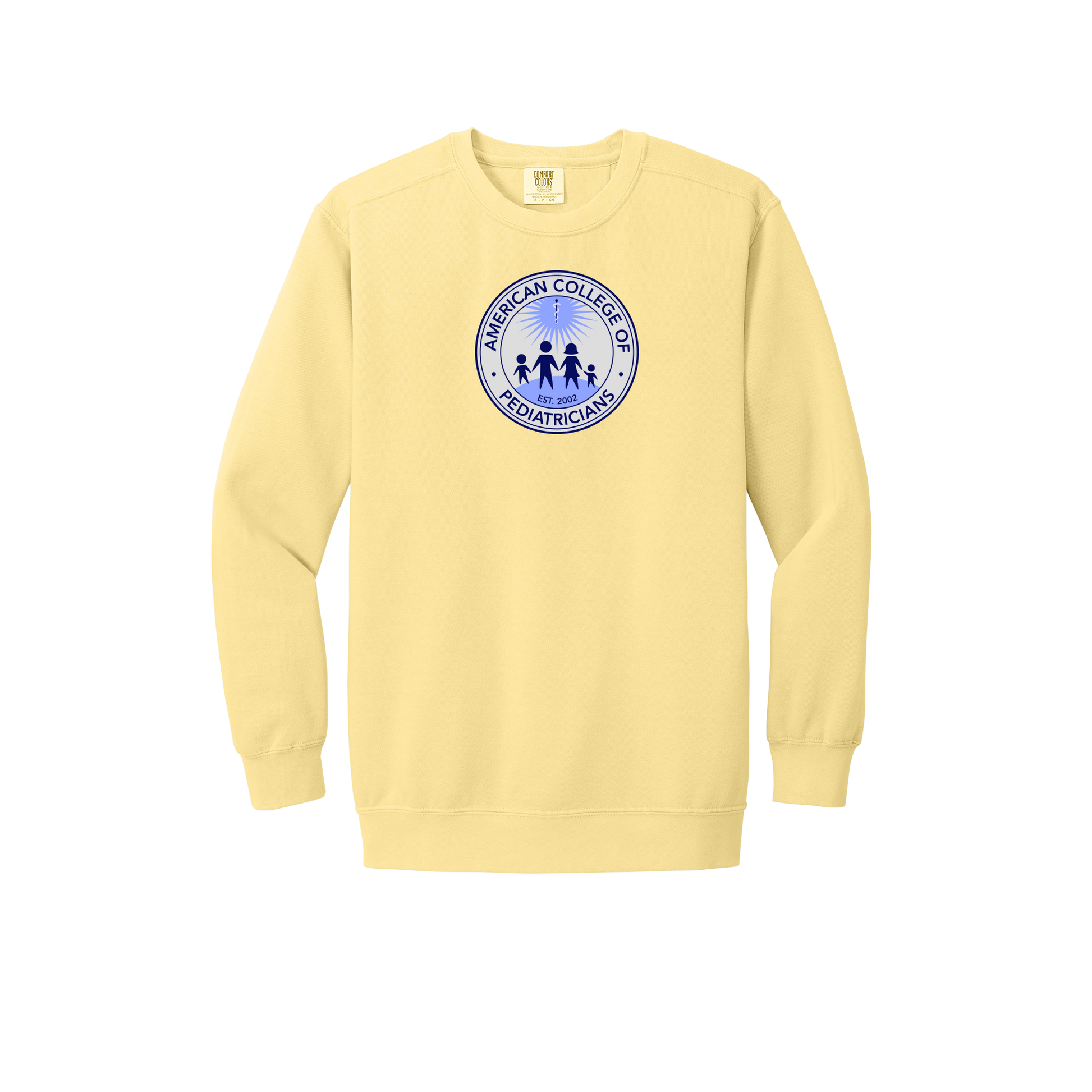 acpeds-premium-clinic-comfort-crewneck-dtf-front-1566-butter-flat-front