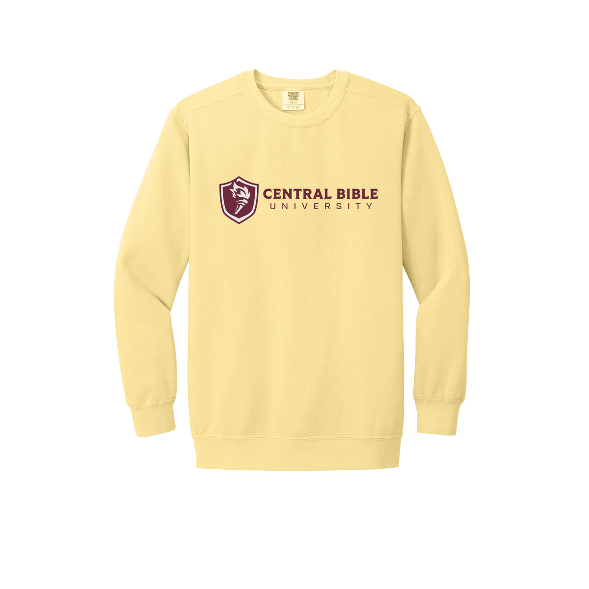 centralbible-premium-comfort-crewneck-dtf-front-1566-butter-flat-front