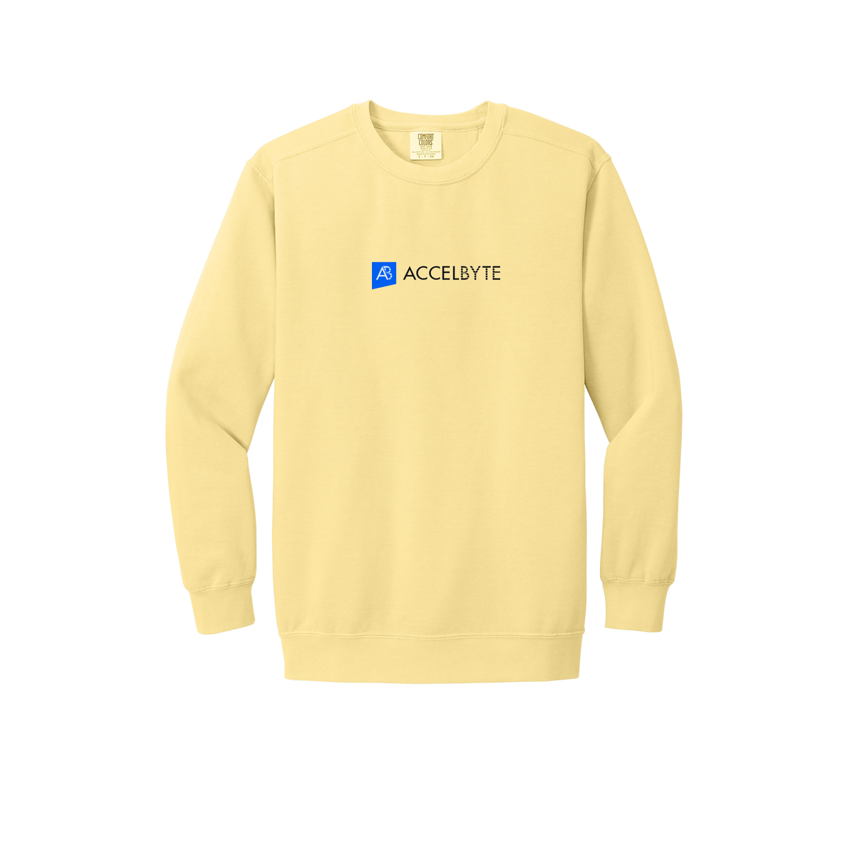 accelbyte-premium-comfort-crewneck-dtf-front-1566-butter-flat-front