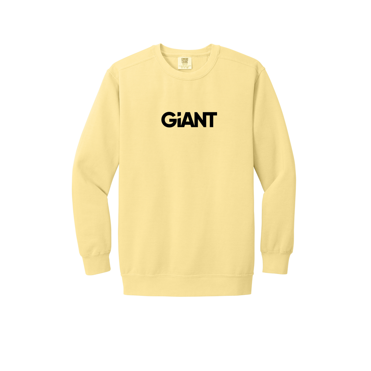 giantworldwide-premium-comfort-crewneck-dtf-front-1566-butter-flat-front