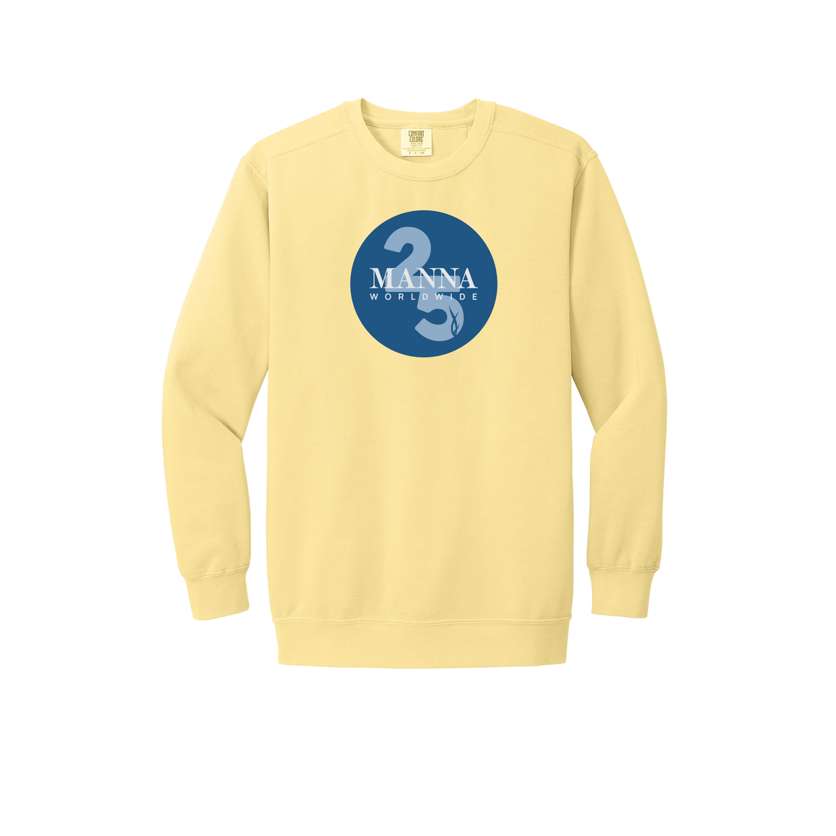 mannaworldwide-premium-comfort-crewneck-dtf-front-1566-butter-flat-front