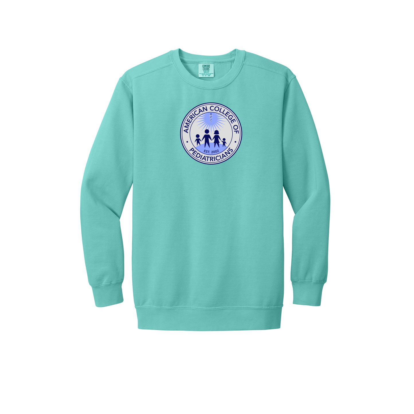 acpeds-premium-clinic-comfort-crewneck-dtf-front-1566-chalkymint-flat-front