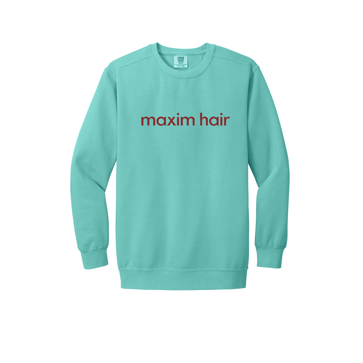 maximhairrestoration-premium-clinic-comfort-crewneck-dtf-front-1566-chalkymint-flat-front