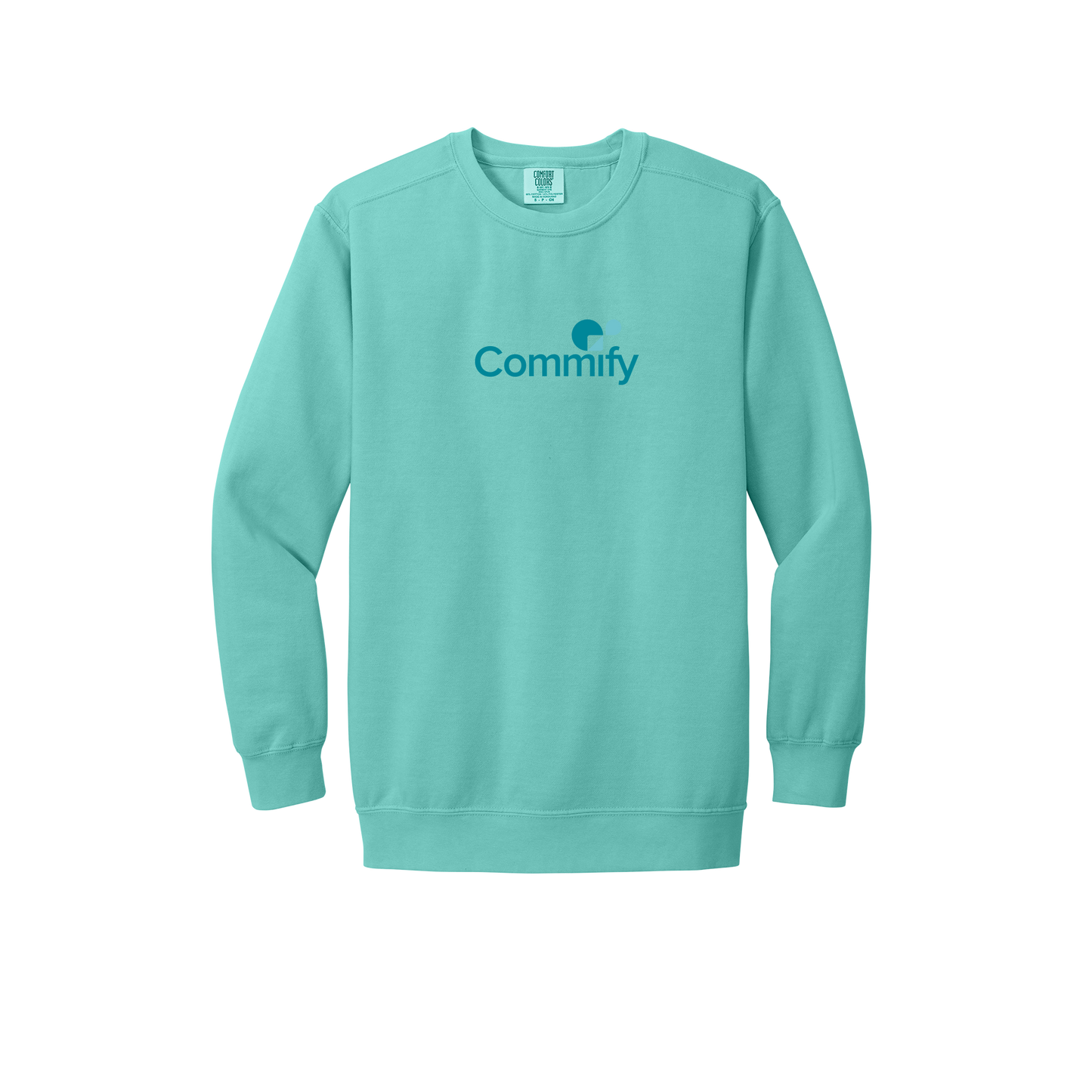 commify-premium-comfort-crewneck-dtf-front-1566-chalkymint-flat-front