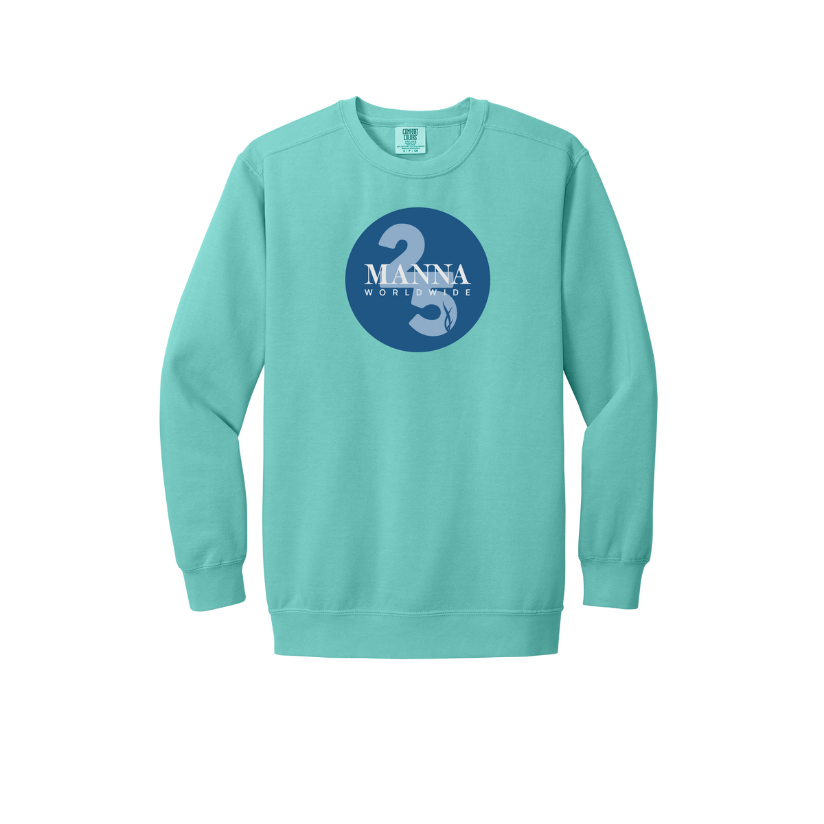 mannaworldwide-premium-comfort-crewneck-dtf-front-1566-chalkymint-flat-front