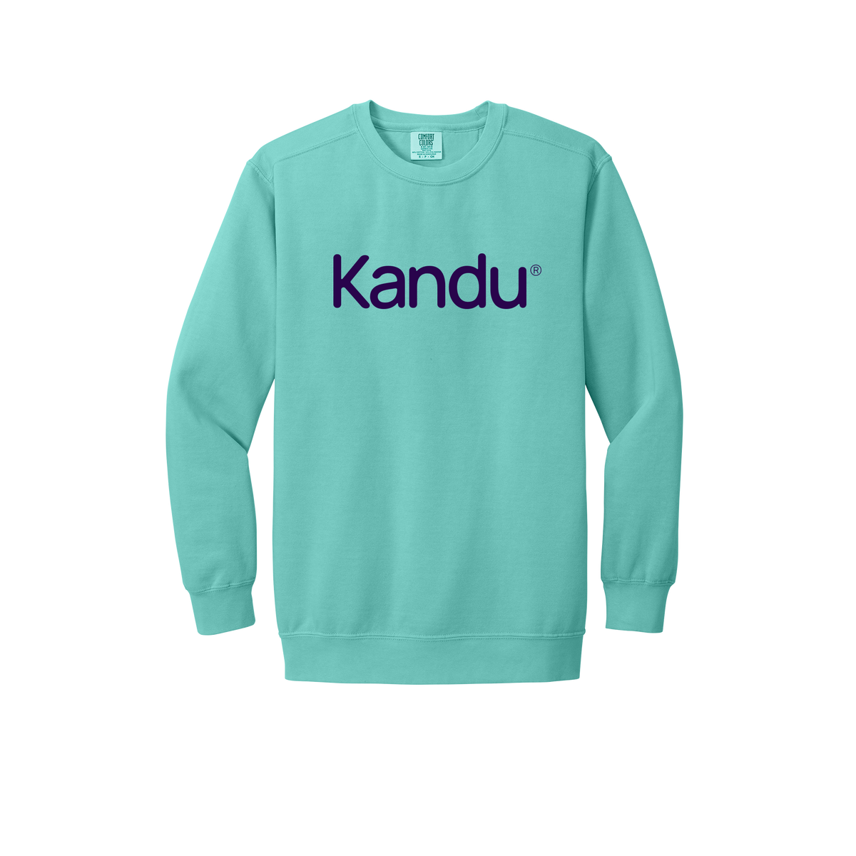kandu-premium-clinic-comfort-crewneck-dtf-front-1566-chalkymint-flat-front