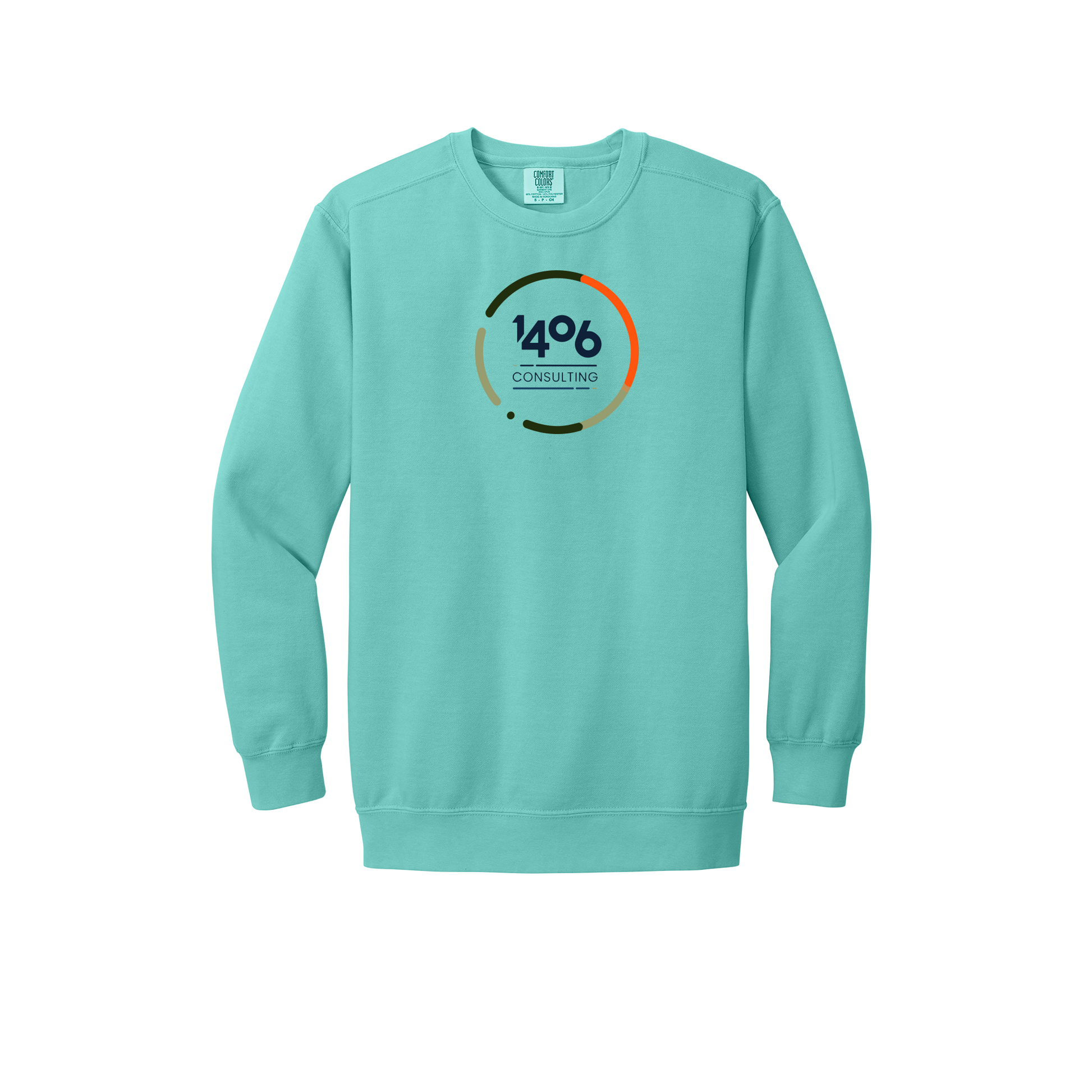 1406consulting-premium-comfort-crewneck-dtf-front-1566-chalkymint-flat-front