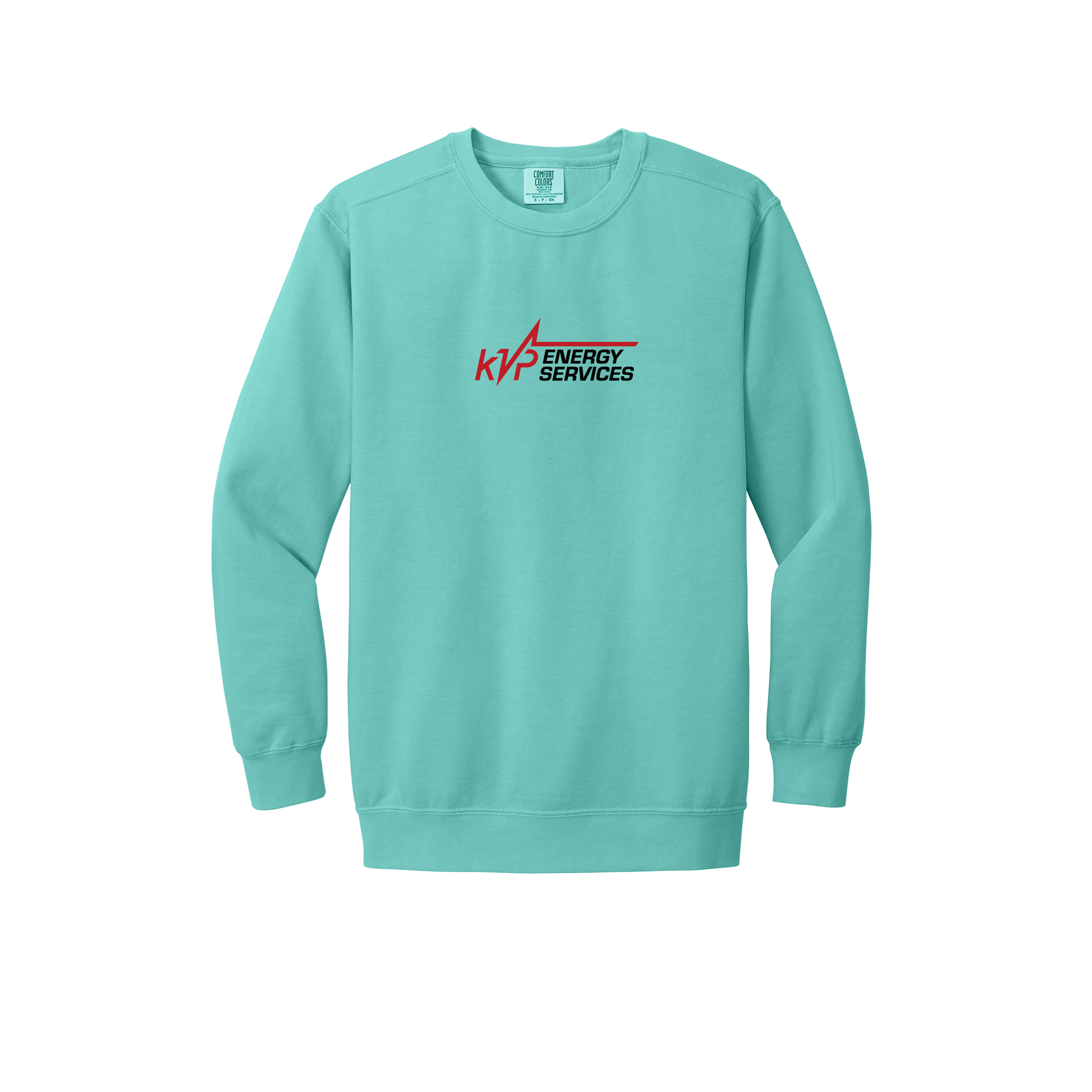 kvpenergy-premium-comfort-crewneck-dtf-front-1566-chalkymint-flat-front