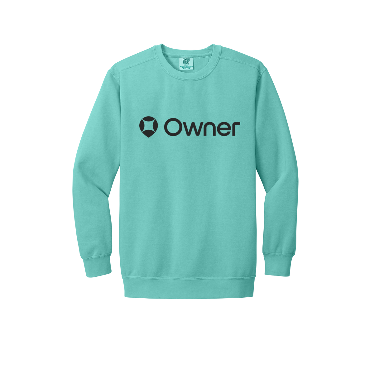 owner-premium-comfort-crewneck-dtf-front-1566-chalkymint-flat-front