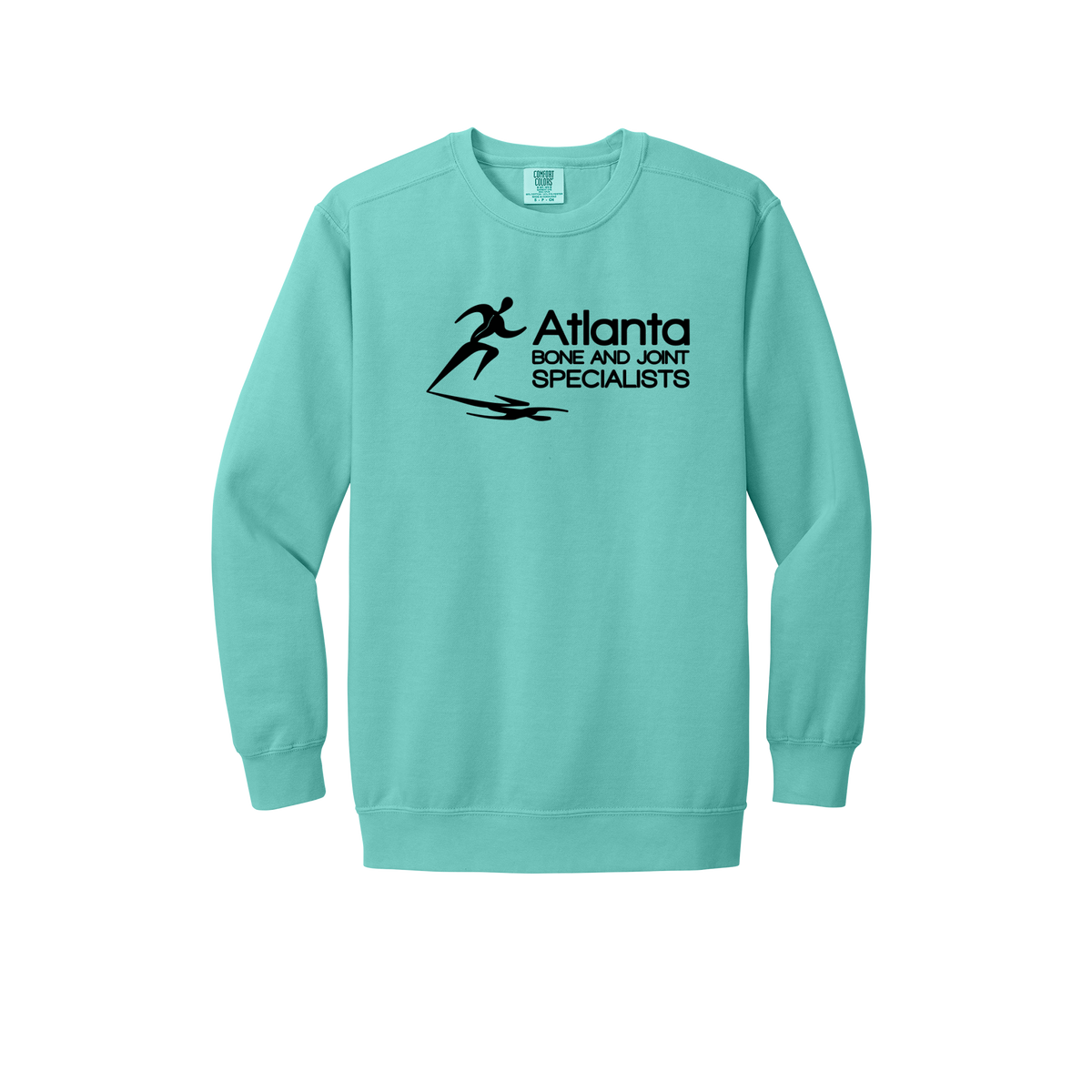 atlantaboneandjoint-premium-clinic-comfort-crewneck-dtf-front-1566-chalkymint-flat-front